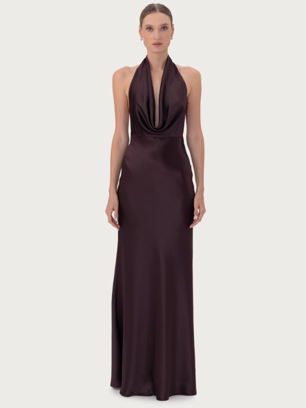 Pearl Satin Gown - Picture 3 of 3